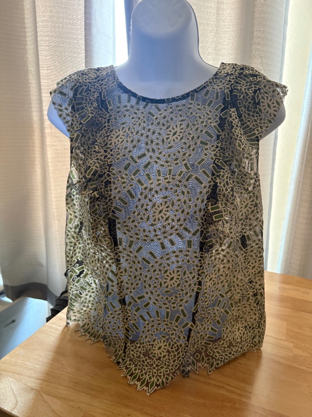7th Avenue New York & Company lace blouse